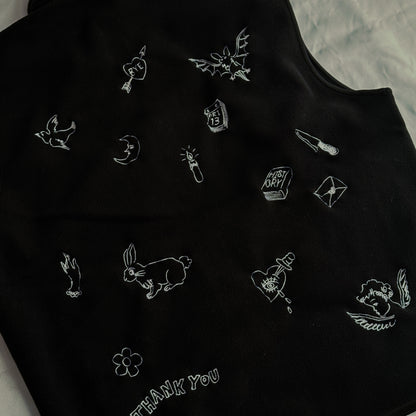 【Limited Pre-Order】Custom Embroidered fleece vest