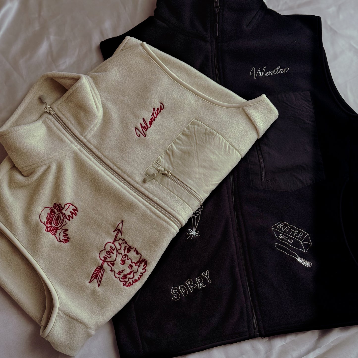 【Limited Pre-Order】Custom Embroidered fleece vest