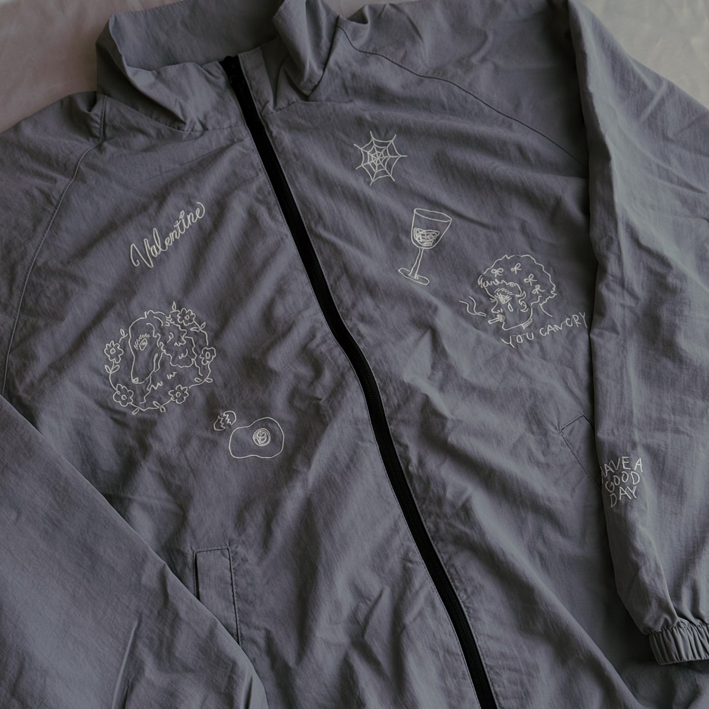 【Pre-Order】Custom Embroidered Nylon Jacket