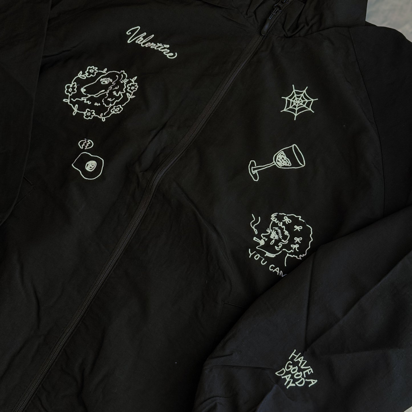 【Pre-Order】Custom Embroidered Nylon Jacket