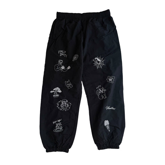 【Pre-Order】Custom Embroidered Nylon pants