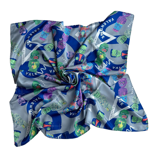 Bubble Bottle Monster scarf